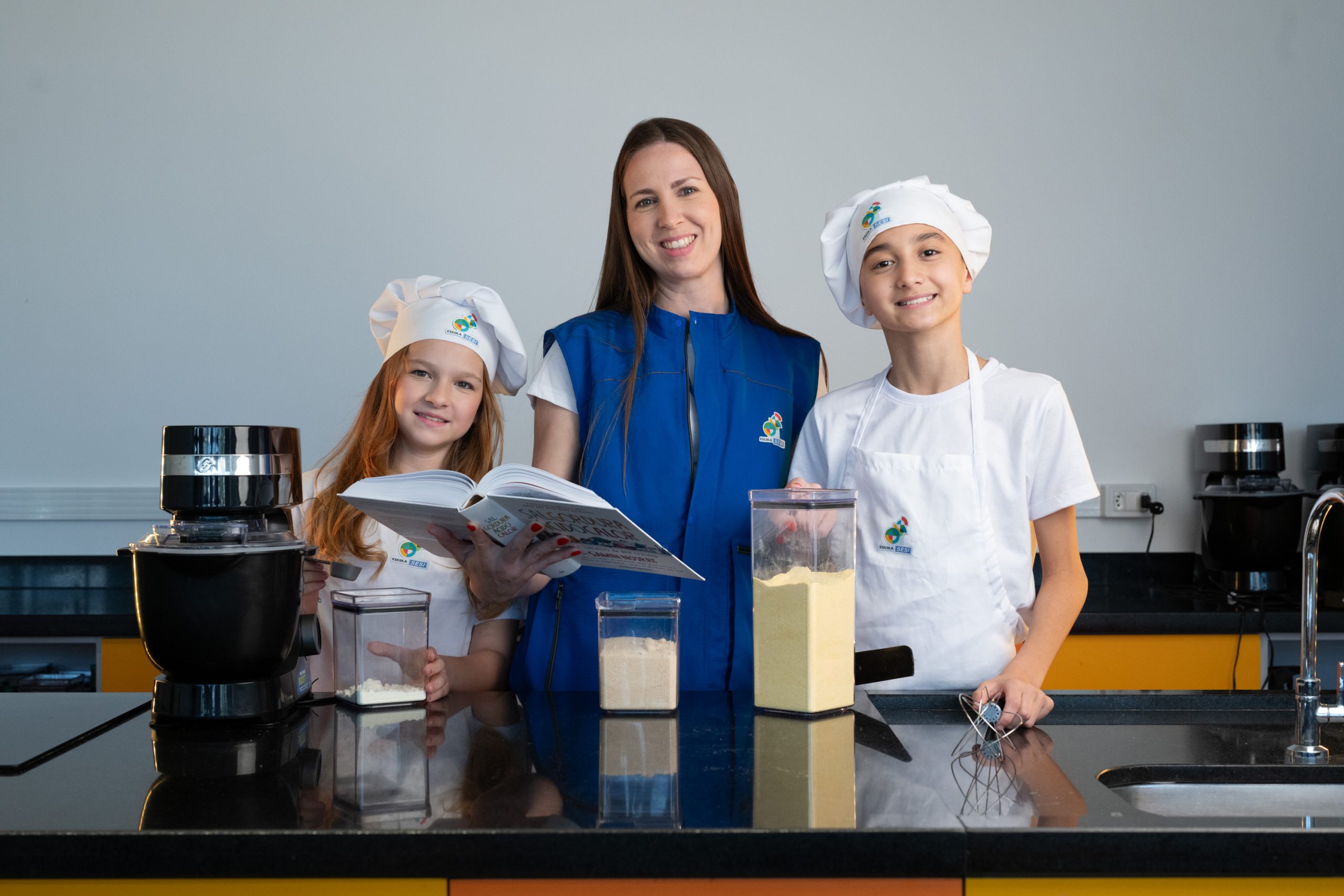 Foto de estudantes Escola Sesi