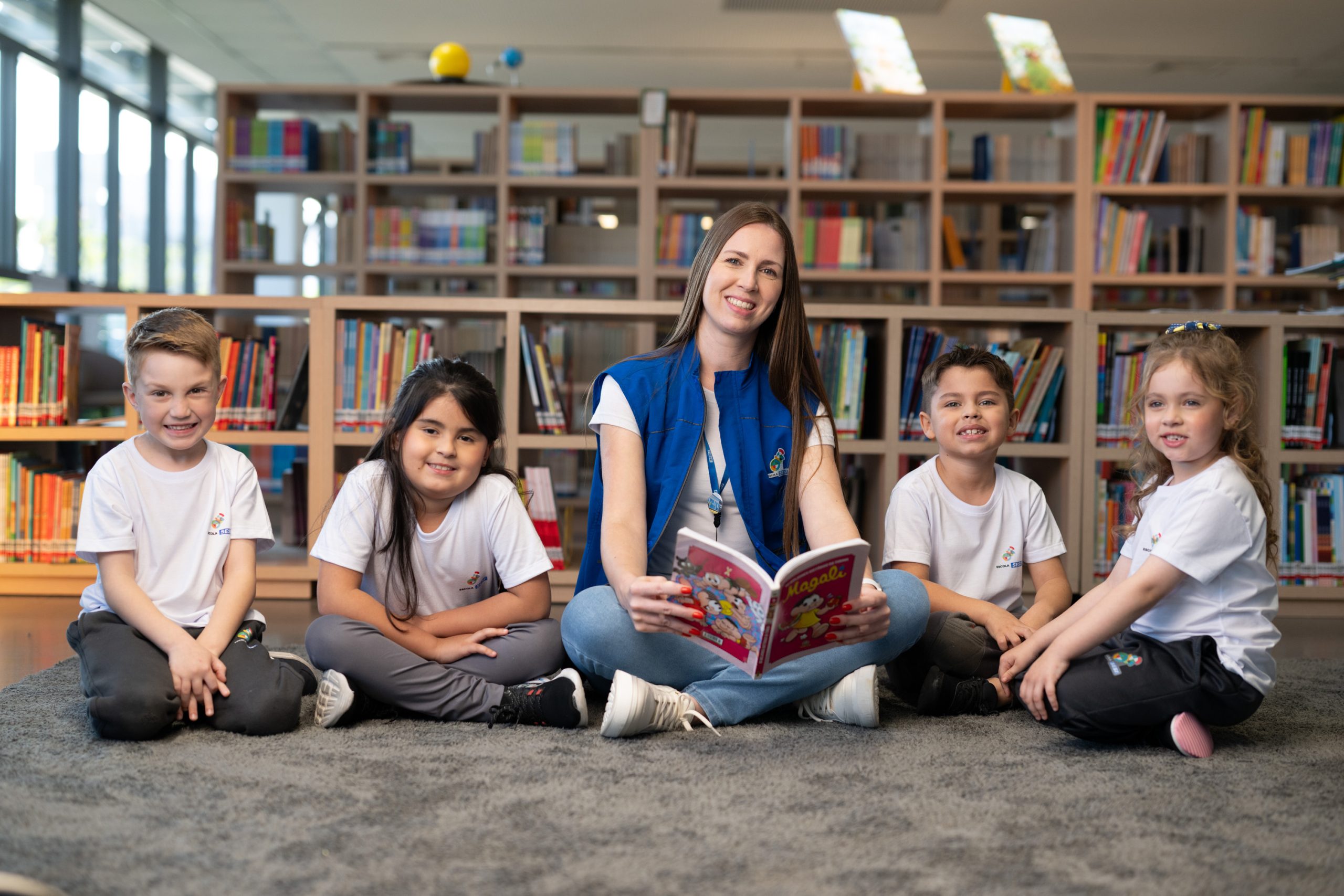 Foto de estudantes Escola Sesi