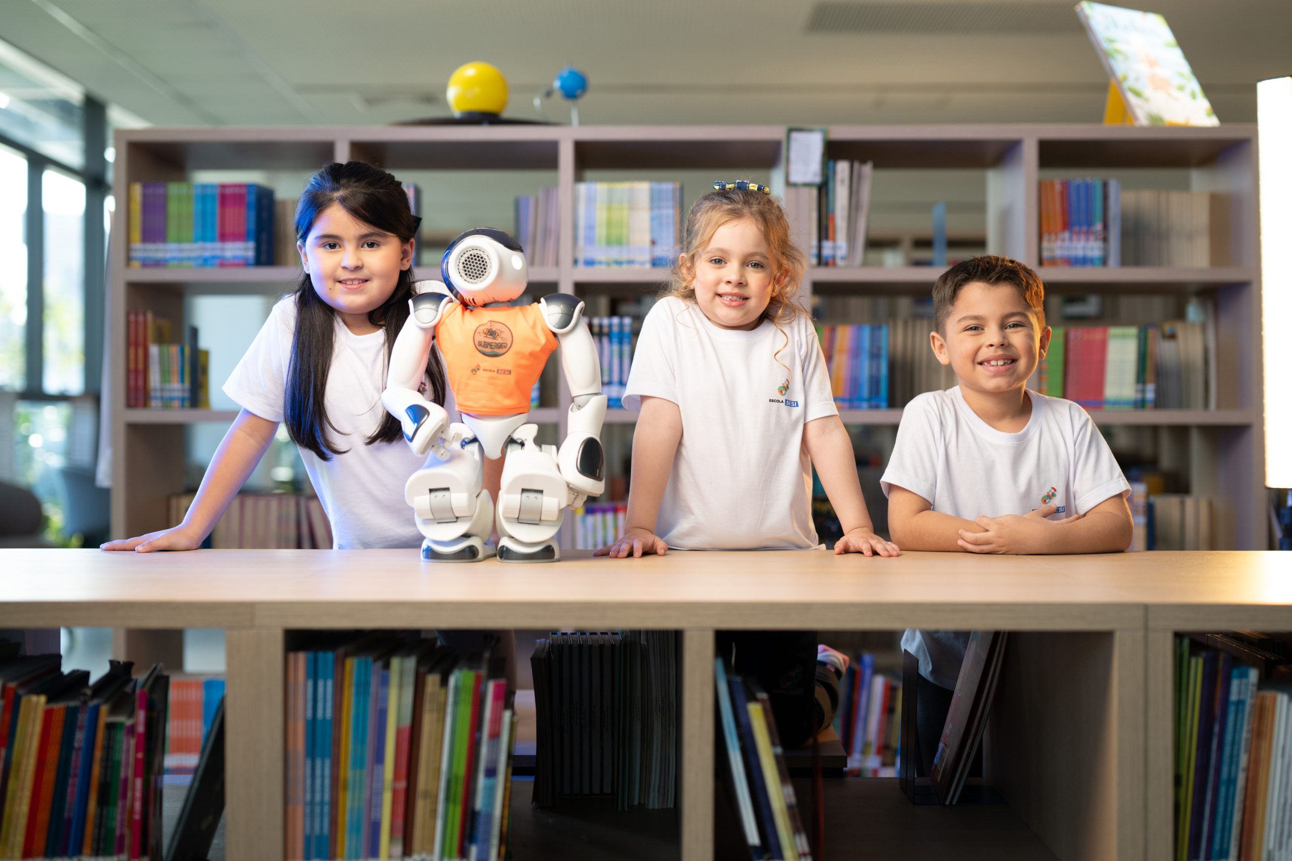 Foto de estudantes Escola Sesi