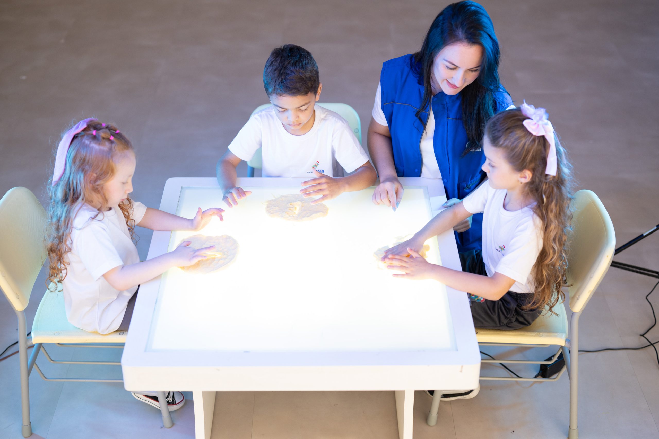Foto de estudantes Escola Sesi