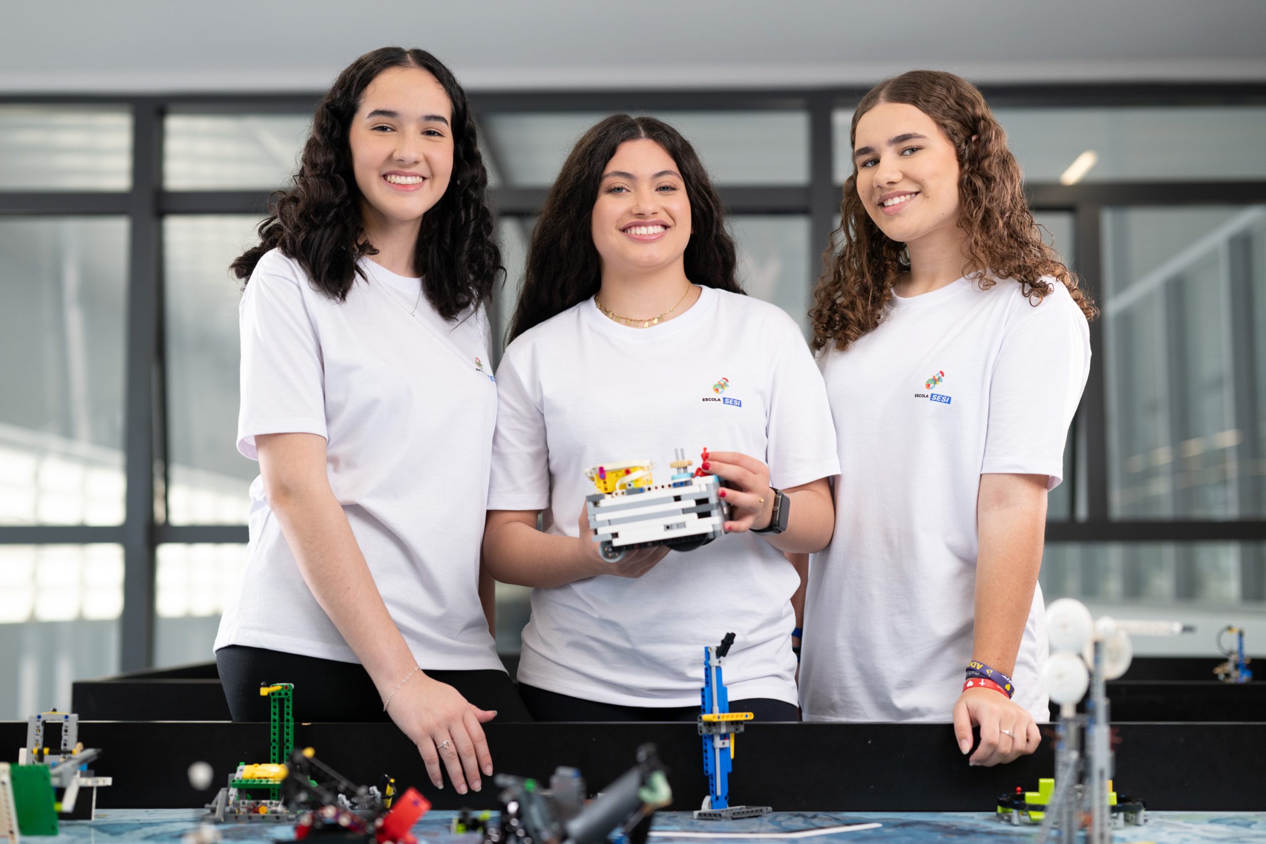 Foto de estudantes Escola Sesi