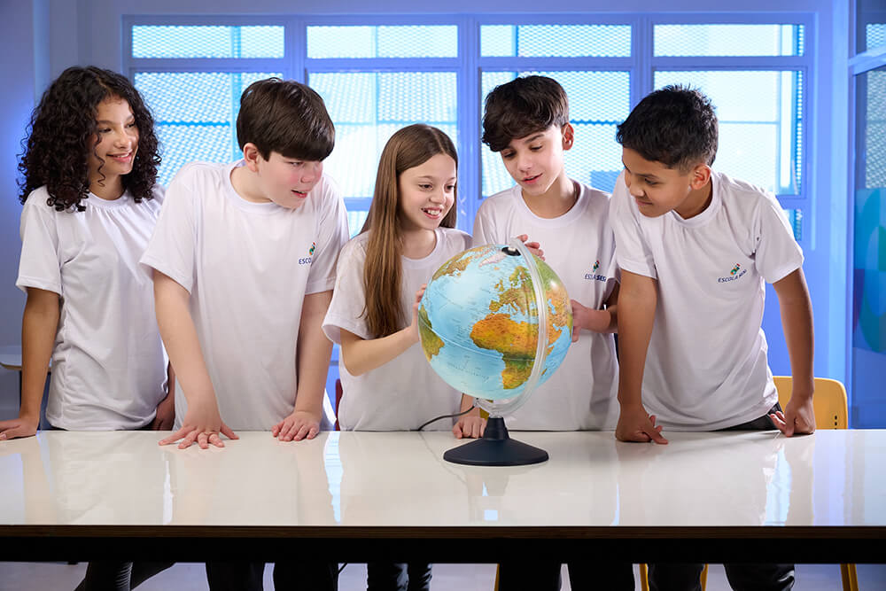 Foto de estudantes Escola Sesi