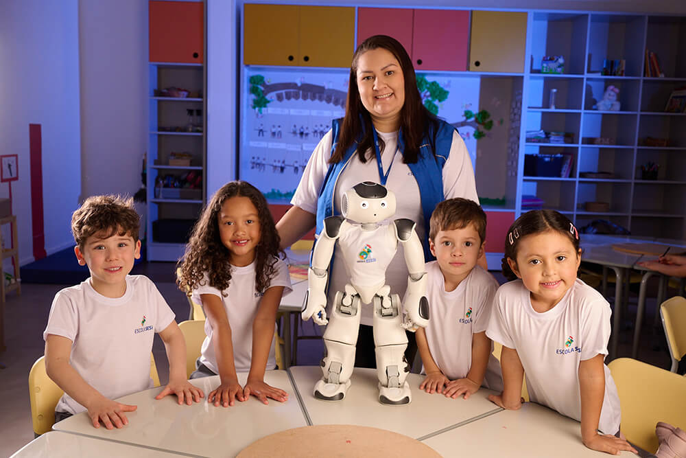 Foto de estudantes Escola Sesi