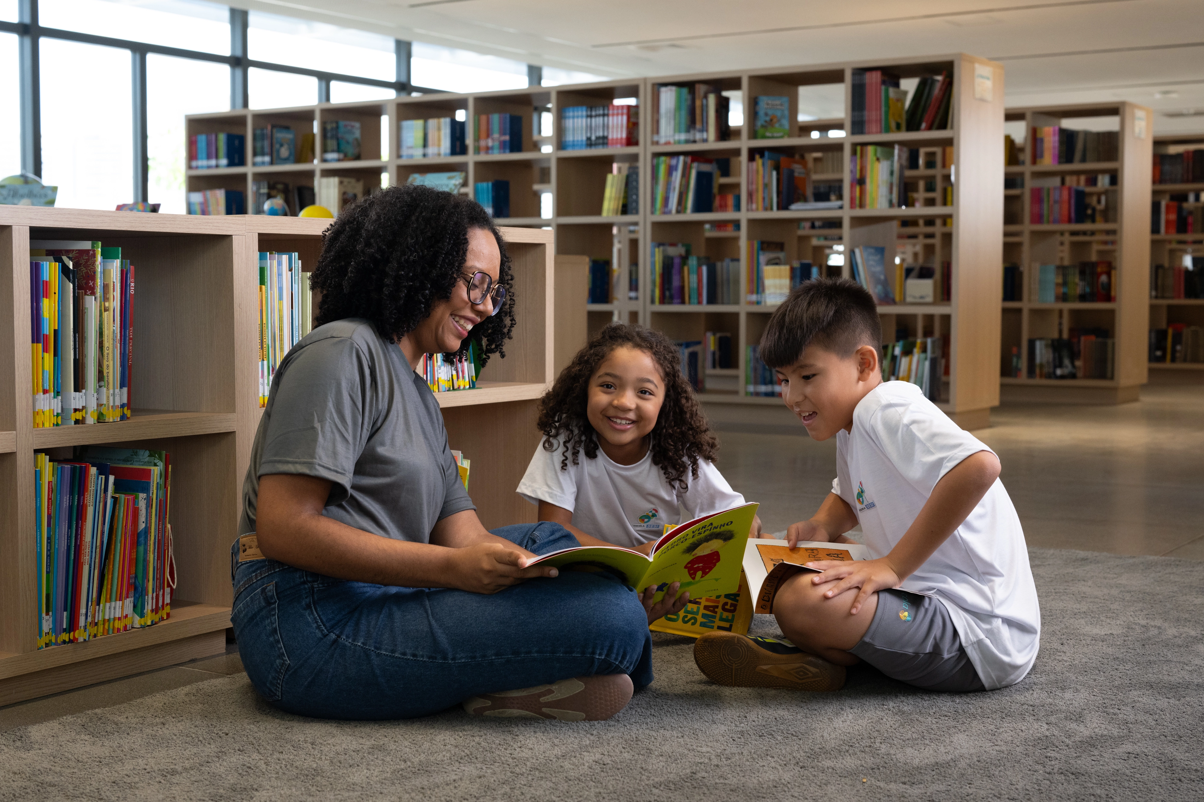 Foto de alunos Escola Sesi