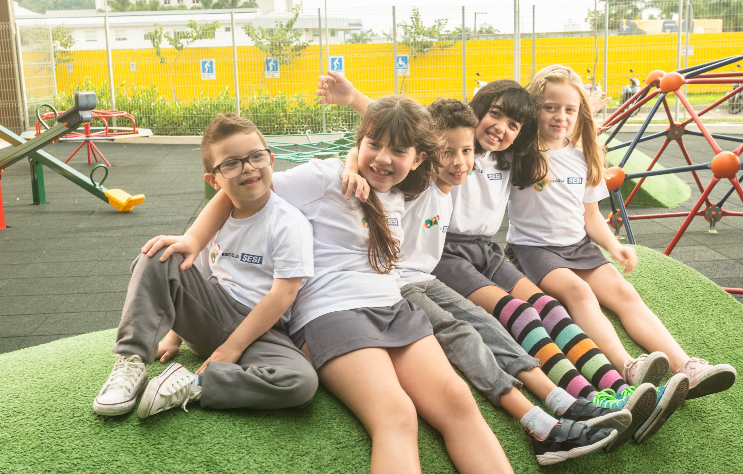 Foto de alunos Escola Sesi